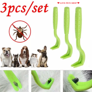 Kẹp bắt ve rận cho chó mèo bằng nhựa ABS 1 túi gồm 3 cái (mẫu mới) - Love Pets Shop