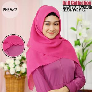 DnD-(COD) Promo Hijab Voal Segi Empat Laser Cut / Jilbab Segi Empat/ Kerudung Segi Empat / Jilbab Voal / Jilbab Laser Cut
