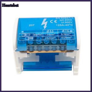 [Heartsbat] Din Rail Terminal Block WKH207 Power Distribution Box Modular Connection Block