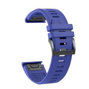 Zenia Quick Fit 26mm Silicone Watch Strap for Garmin Fenix 8 7X 6X Pro 51mm AMOLED Sapphire 5X Plus HR Instinct 3 50mm 2X Solar Tactical D2 Mach 1 Pro Tactix 7 Elite/Bravo/Charlie/Delta PX Quatix Descent Mk1 Mk2 Mk2i Mk3i 51mm Enduro COROS VERTIX 2 2S