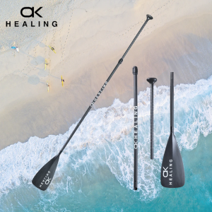 HEALING 3K Carbon Fiber Shaft Inflatable Stand Up Ultra Light SUP Paddle Surfing Surfboard Kayak Boat Oar 2025