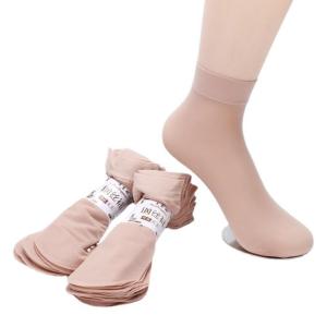 10 Pairs Short Stockings Ultra-thin Transparent High Elastic Black Nylon Short Socks Women Ankle Socks Silk Socks