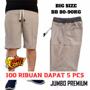 Promo 90 Ribu Dapat 5 Cinos Celana Pendek Pria Spesial Size XL Casual