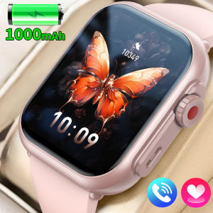 LIGE Smart Men Watch 1.85" Full Touch Screen 1000mAh Big Battery IP68 Waterproof Fitness Tracker Bluetooth Call Heart Rate Smart Watch For Women Android IOS + Box