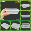 500 650 750 1000 ml Freezer Grade Rectangular Container with Lid [ 50sets± ] Disposable Plastic Food Lunch Box / Bekas Makanan - TAGE T500R T680R T750R T1000R 500ml 680ml 750ml 1000ml. 