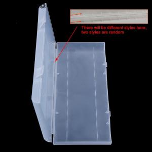 WP💓💛💖 10 x18650 battery storage case box organizer holder white for 18650 batteries