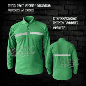 Kaos Panjang Lapangan Safety Scotlight - Kaos Proyek Bahan Dingin