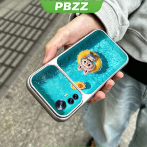 PBZZ Case for xiaomi 12 lite 12 PRO 5g phone casing Softcase shockproof Cover new design aesthetic cute purple for girls Cartoon swimming KNYC3