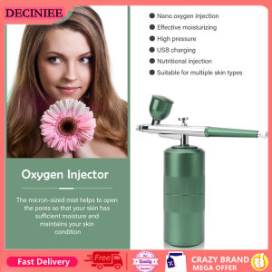 DECINIEE Portable Airbrush Compressor Facial Nano Mist Sprayer Water Oxygen Injector Mini Air Brush Compressor Makeup Paint Art SprayGun