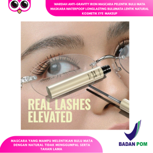 WARDAH ANTI-GRAVITY IRON MASCARA PELENTIK BULU MATA MASKARA WATERPOOF LONGLASTING BULUMATA LENTIK NATURAL KOSMETIK EYE MAKEUP