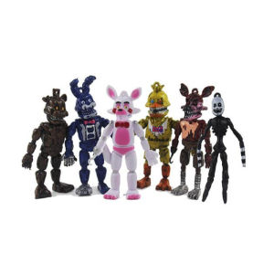 6 Pcs/Set Five Night At Freddy Anime Figure Fnaf Bonnie Bear Foxy Toy Action Figure Pvc Model Freddy Toys For Children Gifts