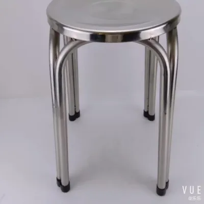 Kursi Bulat Stainless Steel 47 Cm High Quality Stainless Steel