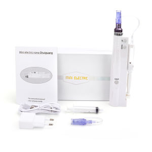 2 In 1 F8 Facial Microneed-le Machine Hydra Derma Pen Portable Smart Acid Injection Water Mesotherapy Hydra Injector Hydra With 10 Pcs Microneed-le Head