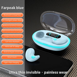 X55Sleep Invisible Stereo Headset IPX5 Waterproof Wireless Bluetooth With Mic Invisible Earphones