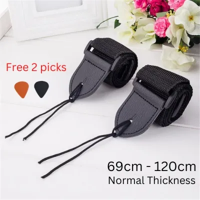 Guitar Strap Acoustic / Electric Folk Guitarra Belt Straps Vintage Cross Personality Guitar Straps Pick Pocket