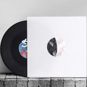 UTOPUS 7/10/12 inch Bao đựng đĩa than Có lớp lót Poly Chống tĩnh điện Giá đỡ album LP Trắng Túi lưu trữ hồ sơ