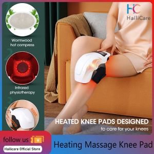 Hailicare Smart Hot Compress Knee Relaxing Massager Wormwood Constant Temperature Wireless Electric Heating Vibrations Massage Laser Infrared Elbow Shoulder Joints Massager