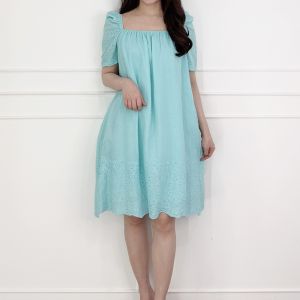 SV 6414 - Dolly Dress | Silvervogue | Gaun Katun Eyelet Pakaian Wanita