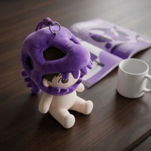 LABAICAI Dinosaur Skeleton Plush Pendant Keychain With Lanyard Creative Bag Charm Cute Decoration