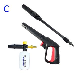High Pressure Foam G-un Hose Kit Pressure Washser Spray G-un Foam Cannon Snow Foam Lance Foamer Hose Pipe Nozzle for Karcher Black Decker AR Blue Clean Makita Lavor