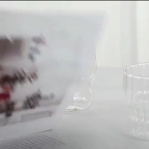 Glass Mug with Bowknot Charming Water Cup Glass Juice Cup Durable Drinkware Glass Material Suitable for Home and Office