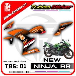 Sticker Striping Kawasaki Ninja RR New - Stiker Striping Variasi Ninja RR New. TBS.SF.02
