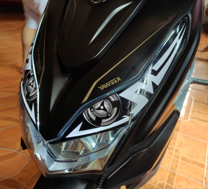 Motorcycle Winker Icon Winker For Keeway Icon 110 Black and White Sharingan Eyes | Lazada PH