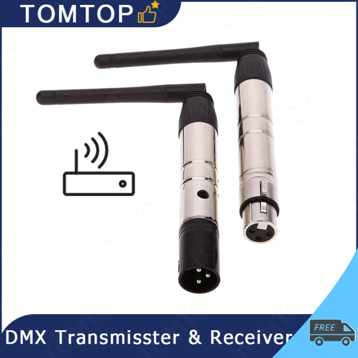 CHINLY DMX512 DMX 2,4G ISM Inalámbrico 1 Receptor Controlador de Luz LED Para Luces de Fiesta de Escenario de DJ