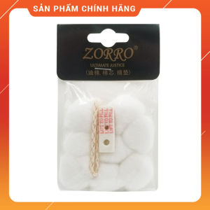 Bông Chuyên Dụng Dùng Cho Bật Lửa Hộp Qụet Xăng Đá Zippo Cao Cấp - Phụ Kiện 3 Món