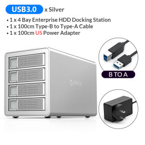 ORICO 35 Series 4 Bay 3.5 SATA เป็น USB 3.0แท่นอุปกรณ์เชื่อมต่อฮาร์ดดิส