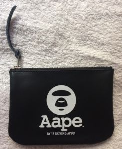 AAPE By BAPE Purse / Pouch / Clutch (Black)
