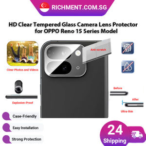 【✅SG Brand】RICHMENT HD Clear Camera Lens Glass Protector for OPPO Reno 15 / Reno 15F / Reno 15C / Reno 15 Pro / Reno 15 Pro Max | 9H Scratch Resistant | Ultra Thin | High-Definition Lossless Shooting | Easy Install