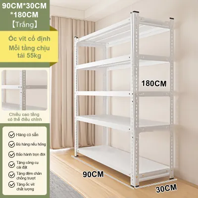 BMZAR Kệ sắt đa năng Kệ để đồ nhà bếp Mỗi lớp Kệ để đồ Điều chỉnh chiều cao Kệ sắt lỗ Kệ hàng