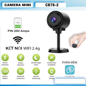 Camera Mini Cầm Tay Vstarcam CB76-2 Có Tính Năng Phát Hiện Chuyển Động và Tầm Nhìn Rõ Nét.Kết nối WiFi không dây Pin 1000mAh