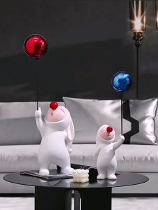 Desktop Home Decoration Items Decorative Items Display Office Desk Decor Nordic Modern Minimalist Elf Rabbit TV Cabinet Living Room Desktop Gift Desktop Decoration Accessories