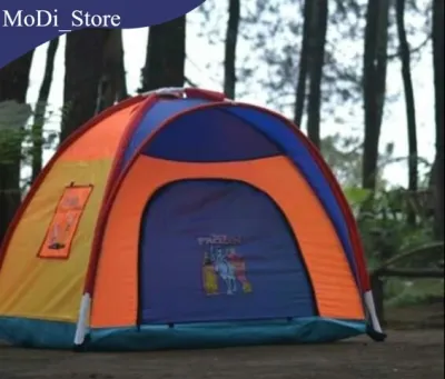 PROMO Tenda Kemping Untuk Anak2 Murah Jumbo / Tenda Anak Karakter Tahan Air