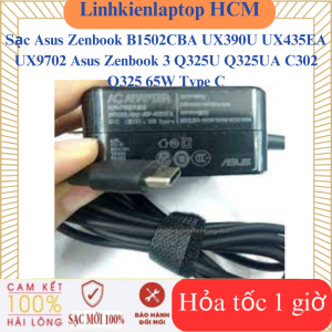 Sạc laptop Asus Zenbook B1502CBA UX390U UX435EA UX9702 Asus Zenbook 3 Q325U Q325UA C302 Q325 Sạc laptop Asus 65W Type C