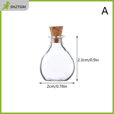 【SHZTGM】 1:12 dollhouse Miniature แจกันแก้วขวดประสงค์ขวดเก็บขวดด้วยแจกัน Candy Jar รุ่น Doll House Decor