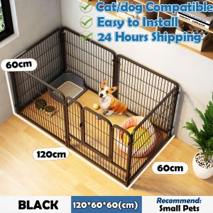 【SG STOCK】Dog  Fence Pets Fence Iron Fence Reinforced Steel Pipe Bite-resistant Dog Playpen