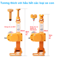 Bộ nâng kích gầm điện 12V Thương hiệu Đức ROGTZ TY-45EJ tải trọng 5 tấn, Nâng tối đa 42cm - Bảo Hành 2 Năm. 