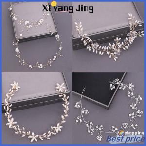 XYJ Flash Sale Home Phụ Nữ Headbands Ngọc Trai Rhinestone Hoa Headband Wedding Phụ Kiện Tóc Cho Phụ Nữ Cô Dâu Headband Tóc Trang Sức Phụ Kiện Đám Cưới