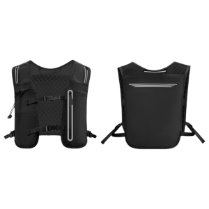 HELUVK có dải phản quang Bộ Vest Chạy Bộ Chống thấm nước Nylon Áo vest đựng bình nước chạy bộ Thể thao Nhẹ Ba lô ngực Ngoài trời