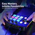 MAONO G1 NEO Gaming Audio Mixer,Custom Sound Effects RGB Streaming with XLR Microphone Audio Interface,for Game Voice,Podcast. 
