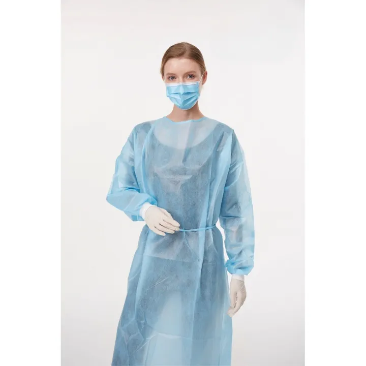 [Ready Stock] 10/30/50PCS Disposable PPE Isolation Gown Non Woven ( Lab ...