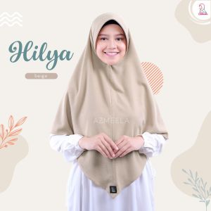 Azmeela Hilya Hijab Khimar Instant Cutting Lancip