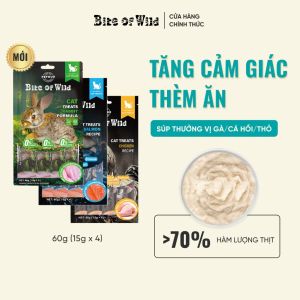 Súp Thưởng Cho Mèo Bite Of Wild 60gr dành cho mèo  - T3 PET SHOPS