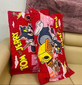 Tom & Jerry - Premium Character Printed Pillowcase - Queen-18"x28"inches