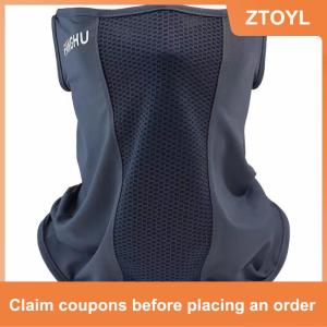 【ZTOYL】 หน้ากากตาข่ายระบายอากาศแบบห่วงคล้องหูสำหรับผู้หญิงผู้ชายหน้ากากปิดหน้าปิดหน้ากันแดดป้องกันรังสียูวีระบายอากาศได้ดี