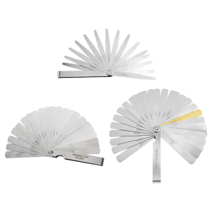 Double Marked Feeler Gauge Set in Stainless Steel for Multifunctional Measuring Needs Mechanical Instrument Calibration