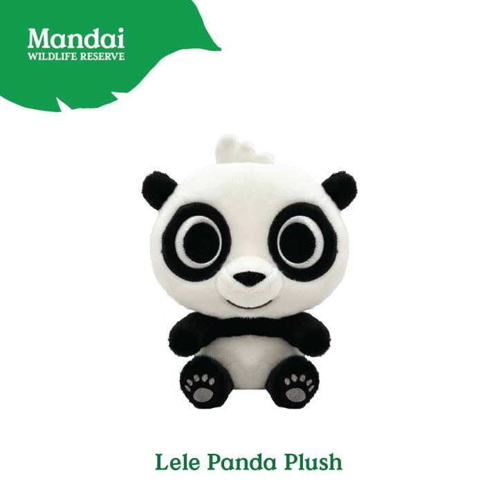 Le Le Kai Kai Jia Jia Panda Family Plush Toy Stuffed Panda Realistic